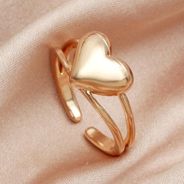 wedding rings punk gold black charms double layer love heart for women men simple geometric stainless steel couple party jewelry, Slivery;golden
wedding rings punk gold black charms double layer love heart for women men simple geometric stainless steel couple party jewelry, Slivery;golden