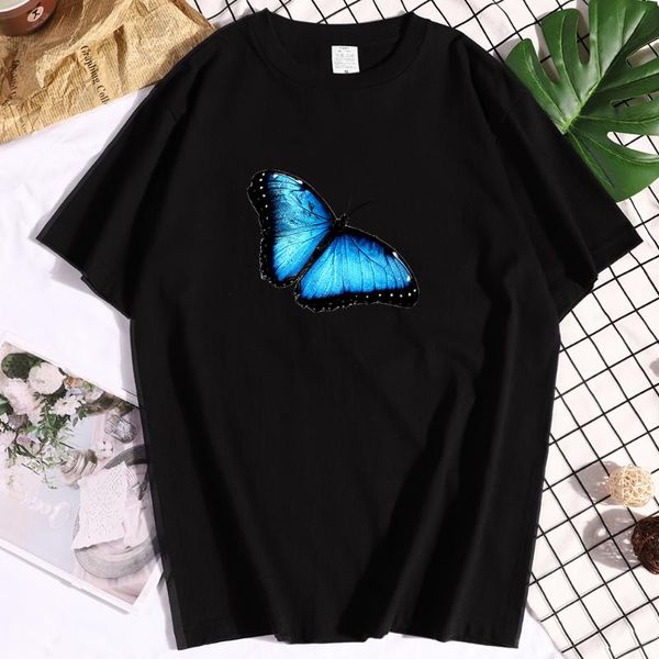women's t-shirt blue beautiful butterfly print mans tshirts comfortable loose clothes oversized breathable t-shirts summer soft t shirt, White
women's t-shirt blue beautiful butterfly print mans tshirts comfortable loose clothes oversized breathable t-shirts summer soft t shirt, White