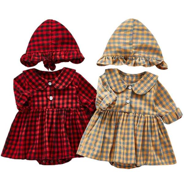 autumn born grid dress twins baby bodysuit toddler girls hat pure cotton infant girl birthday party clothes 210417, Blue
autumn born grid dress twins baby bodysuit toddler girls hat pure cotton infant girl birthday party clothes 210417, Blue