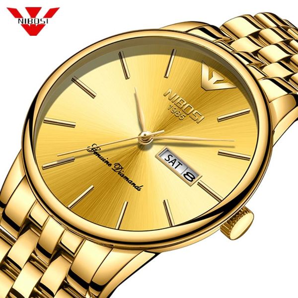 wristwatches nibosi men watch waterproof date clock male sport gold watches quartz wrist relogio masculino saat, Slivery;brown
wristwatches nibosi men watch waterproof date clock male sport gold watches quartz wrist relogio masculino saat, Slivery;brown