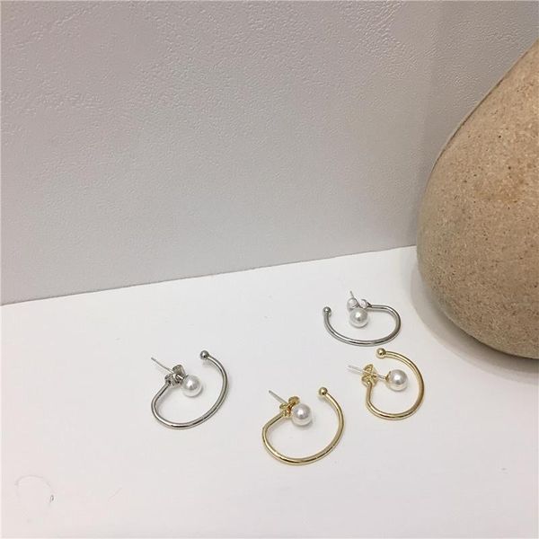 stud fashion versatile simple temperament metal lines twisted pearls front and back earrings women's jewelry, Golden;silver
stud fashion versatile simple temperament metal lines twisted pearls front and back earrings women's jewelry, Golden;silver
