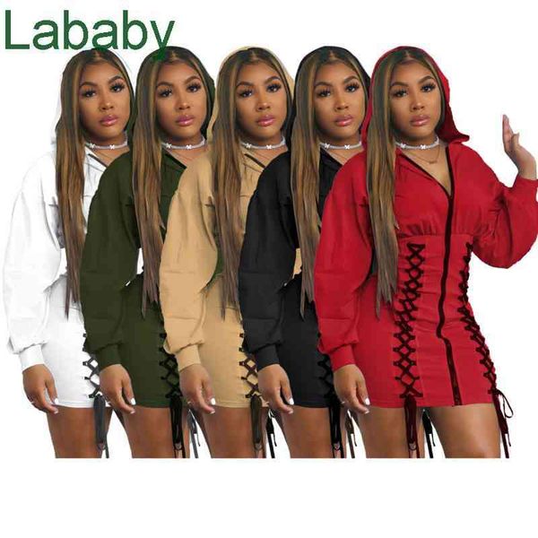 women hoodies dresses solid color sweater designer casual large bandage decorative long sleeve zipper bodycon dress clubwear s-xxl, Black;gray
women hoodies dresses solid color sweater designer casual large bandage decorative long sleeve zipper bodycon dress clubwear s-xxl, Black;gray