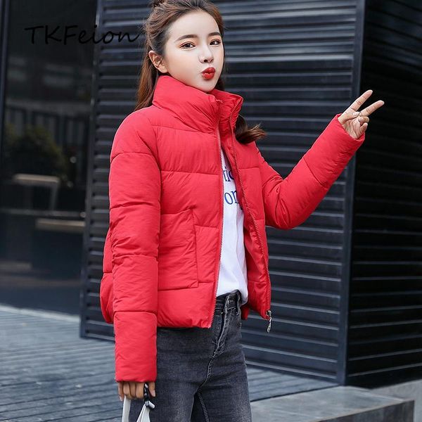 women's jackets women short 2021 autumn winter warm coats cotton parka black,white,red stand collar female casual coat student overcoat, Black;brown
women's jackets women short 2021 autumn winter warm coats cotton parka black,white,red stand collar female casual coat student overcoat, Black;brown