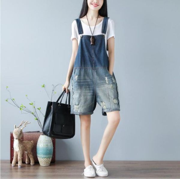 women's jumpsuits & rompers loose women short denim casual streetwear vintage suspender jeans overalls female, Black;white
women's jumpsuits & rompers loose women short denim casual streetwear vintage suspender jeans overalls female, Black;white