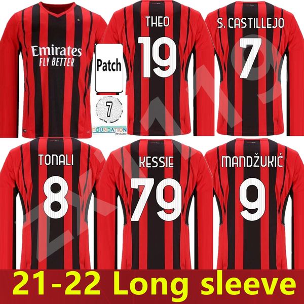 ac milan long sleeve 21 22 soccer jersey ibrahimovic brahim bennacer kessie romagnoli calhanoglu 2021 2022 football shirt tonali rebic maill, Black;yellow
ac milan long sleeve 21 22 soccer jersey ibrahimovic brahim bennacer kessie romagnoli calhanoglu 2021 2022 football shirt tonali rebic maill, Black;yellow