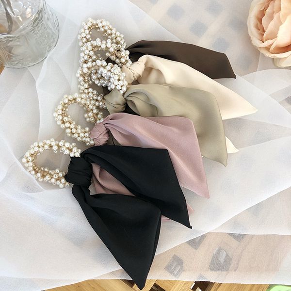 korean hair accessories french retro bow ribbons rings sweet beaded super fairy temperament head rope headdress, Slivery;white
korean hair accessories french retro bow ribbons rings sweet beaded super fairy temperament head rope headdress, Slivery;white