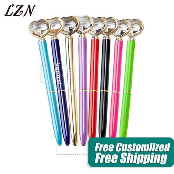 ballpoint pens lzn large diamond metal pen fashion design girl heart shape crystal engraved name/text/date for wedding gifts, Blue;orange
ballpoint pens lzn large diamond metal pen fashion design girl heart shape crystal engraved name/text/date for wedding gifts, Blue;orange
