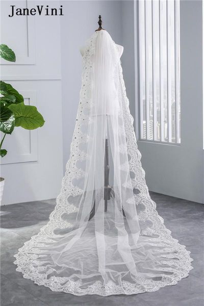 bridal veils janevini elegant ivory tulle wedding veil with comb one layer lace appliques edge sequins beaded long accessories, Black
bridal veils janevini elegant ivory tulle wedding veil with comb one layer lace appliques edge sequins beaded long accessories, Black