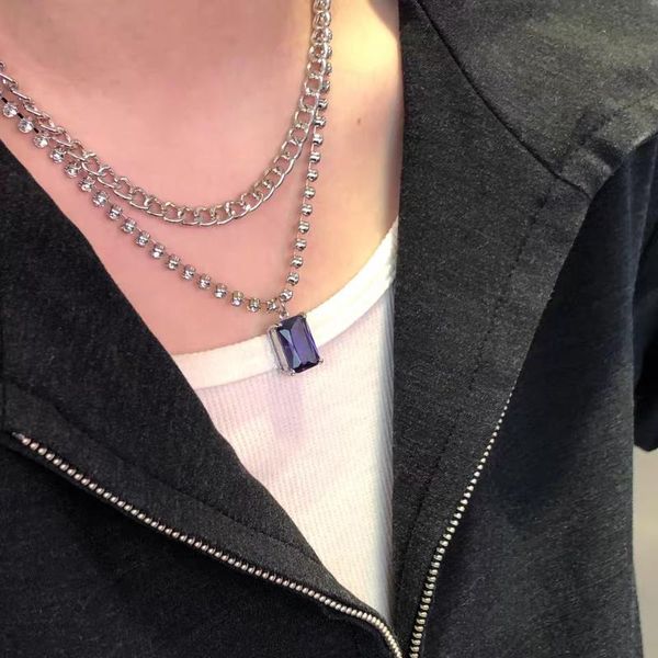 pendant necklaces necklace female celebrity style niche design sense purple crystal clavicle chain for women jewelry, Silver
pendant necklaces necklace female celebrity style niche design sense purple crystal clavicle chain for women jewelry, Silver