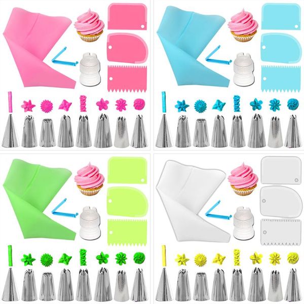 baking & pastry tools 14pcs cake decoration kit assorted bag icing tip converter coupler sealing clip scraper kitchen supplies
baking & pastry tools 14pcs cake decoration kit assorted bag icing tip converter coupler sealing clip scraper kitchen supplies