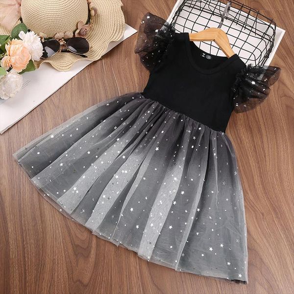 kid girls dress summer cute baby girls clothes tulle lace star printed party clothing 1-6y children casual dress, Red;yellow
kid girls dress summer cute baby girls clothes tulle lace star printed party clothing 1-6y children casual dress, Red;yellow