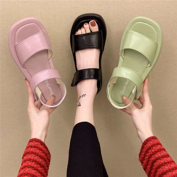 sandals woman flat shoes 2021 fashion summer round toe 3.5cm heel hook and loop black white 35-40 rxc7
sandals woman flat shoes 2021 fashion summer round toe 3.5cm heel hook and loop black white 35-40 rxc7