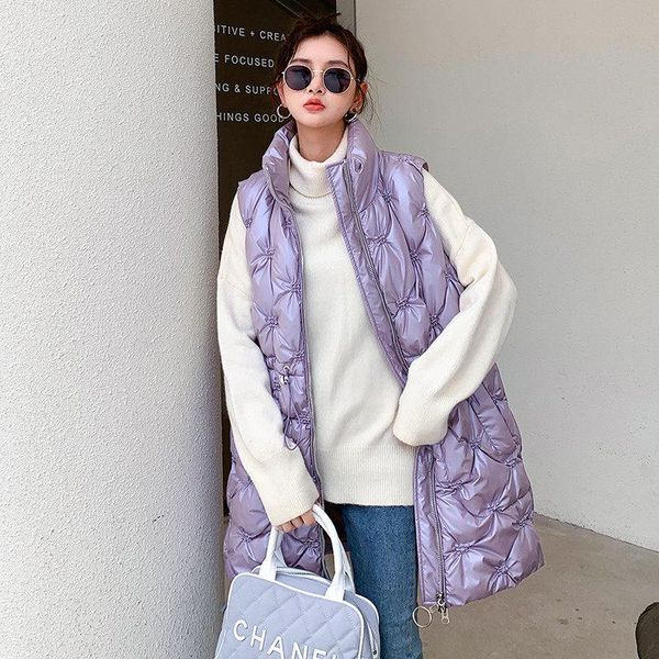 women's vests trendy waistcoat women autumn and winter down cotton vest mid-length fashion stand up collar trend sleeveless jacket coat, Black;white
women's vests trendy waistcoat women autumn and winter down cotton vest mid-length fashion stand up collar trend sleeveless jacket coat, Black;white