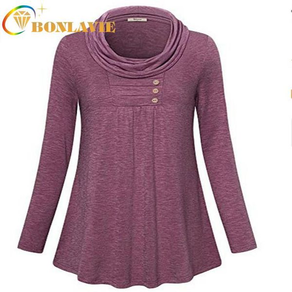 women's hoodies & sweatshirts autumn winter solid red color full sleeve button decoration turtleneck loose type size s to xl sweatshirt, Black
women's hoodies & sweatshirts autumn winter solid red color full sleeve button decoration turtleneck loose type size s to xl sweatshirt, Black