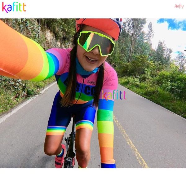 2021kafiwomen's triathlon long sleeve cycling jersey sets skinsuit maillot ropa ciclismo go pro team gel bike jumpsuit kits racing, Black;blue
2021kafiwomen's triathlon long sleeve cycling jersey sets skinsuit maillot ropa ciclismo go pro team gel bike jumpsuit kits racing, Black;blue