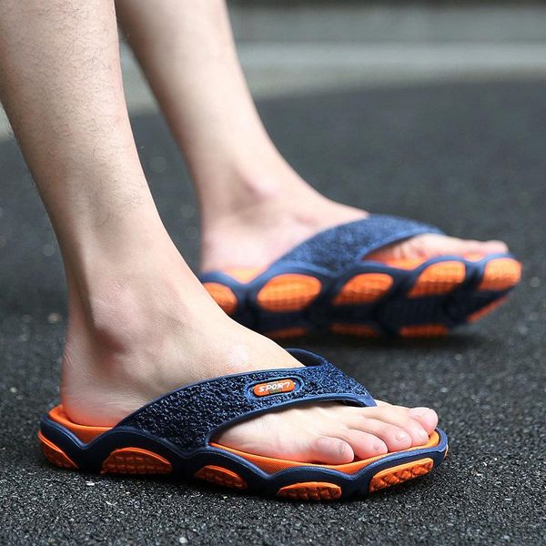 slippers summer foot massage flip flops male eva korean personality color matching fashion non-slip youth wild beach shoes, Black
slippers summer foot massage flip flops male eva korean personality color matching fashion non-slip youth wild beach shoes, Black
