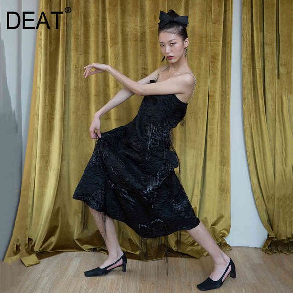 women jacquard temmperament spaghetti strap neck dress sleeveless tassels spring and summer 1da92801 210421, Black;gray
women jacquard temmperament spaghetti strap neck dress sleeveless tassels spring and summer 1da92801 210421, Black;gray