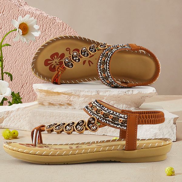 luxurys designers shoes summer women sandals soft flower print sandals clip toes elastic band sandals non-slip vintage r, Black
luxurys designers shoes summer women sandals soft flower print sandals clip toes elastic band sandals non-slip vintage r, Black