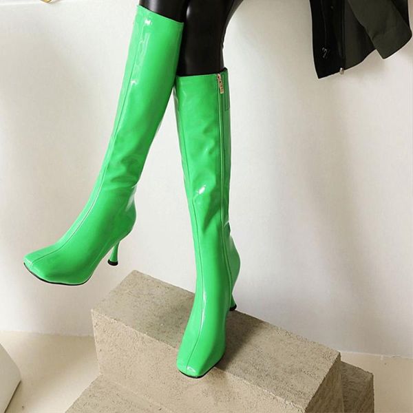 boots 2021 spring autumn fashion solid knee high big size 46 heels fleeces square toe concise woman shoes, Black
boots 2021 spring autumn fashion solid knee high big size 46 heels fleeces square toe concise woman shoes, Black