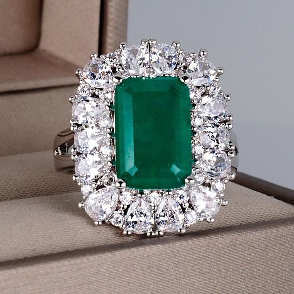 cluster rings 2021 exquisite 8*12mm rectangular emerald cut paraiba tourmaline gemstone adjustable for women birthday fine jewelry gifts, Golden;silver
cluster rings 2021 exquisite 8*12mm rectangular emerald cut paraiba tourmaline gemstone adjustable for women birthday fine jewelry gifts, Golden;silver