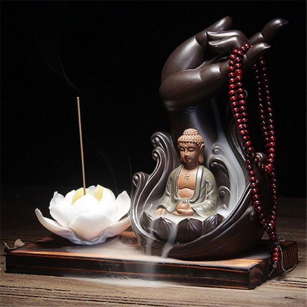fragrance lamps buddhism incense burner bergamot lotus retro line glaze buddha censer ceramic smoke backflow
fragrance lamps buddhism incense burner bergamot lotus retro line glaze buddha censer ceramic smoke backflow