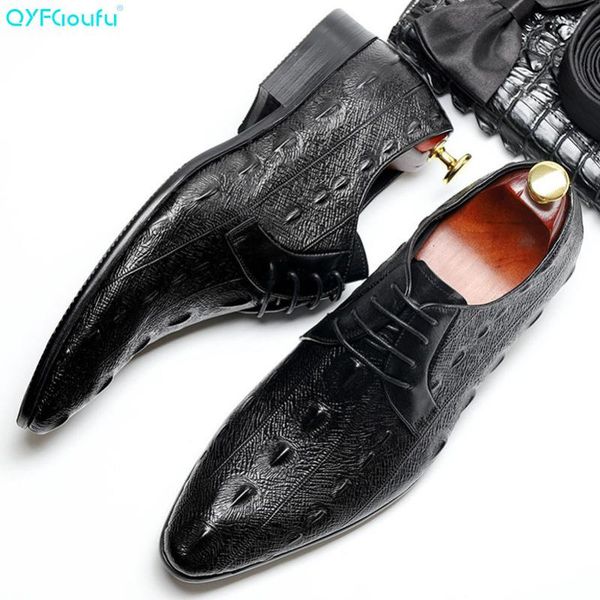 dress shoes qyfcioufu 2021 men formal genuine leather business office men's flats oxfords crocodile pattern, Black
dress shoes qyfcioufu 2021 men formal genuine leather business office men's flats oxfords crocodile pattern, Black