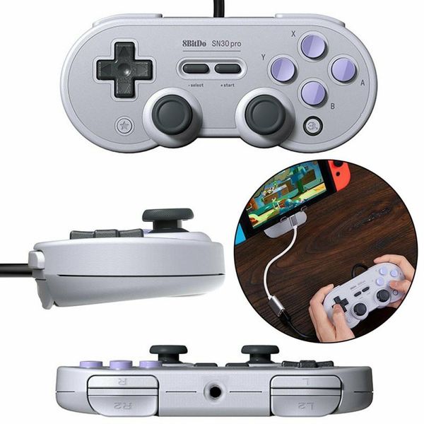 game controllers & joysticks eight-seat gamepad sn 30pro usb wired controller pc computer for switch host ns steam with rocker vibration
game controllers & joysticks eight-seat gamepad sn 30pro usb wired controller pc computer for switch host ns steam with rocker vibration