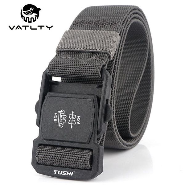 elastic tactical belts for men abs magnetic quick release buckle outdoor work belt tough military equipment nylon waist support, Black;gray
elastic tactical belts for men abs magnetic quick release buckle outdoor work belt tough military equipment nylon waist support, Black;gray