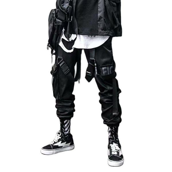 men's pants hip hop streetwear multi pockets harem cargo casual male track joggers trousers fashion harajuku, Black
men's pants hip hop streetwear multi pockets harem cargo casual male track joggers trousers fashion harajuku, Black
