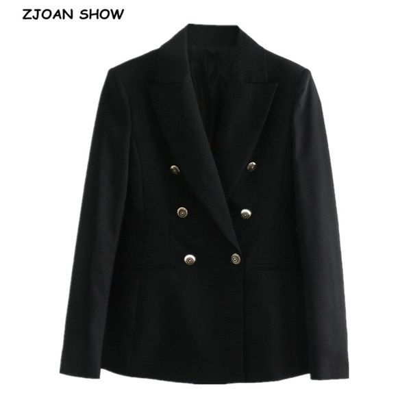 autumn double breasted buttons ol blazer elegant women slim fit mid long suit coat fashion outercoat 210429, White;black
autumn double breasted buttons ol blazer elegant women slim fit mid long suit coat fashion outercoat 210429, White;black
