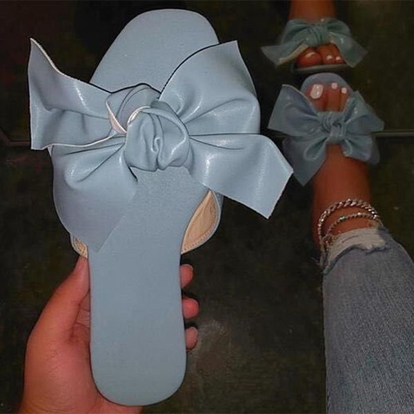 women pu leather beach slippers ladies butterfly knot fashion shoes female slip on summer shoe woman caual slipper footwear 2021, Black
women pu leather beach slippers ladies butterfly knot fashion shoes female slip on summer shoe woman caual slipper footwear 2021, Black