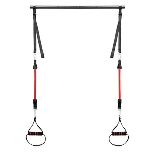 yoga pilates bar, compact portable elastic exercise bar fitness equipment trainer with foot loop resistance bands for le
yoga pilates bar, compact portable elastic exercise bar fitness equipment trainer with foot loop resistance bands for le