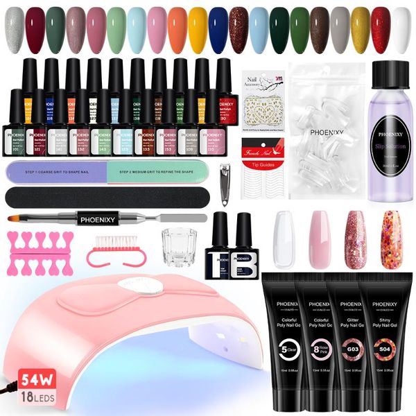 nail art kits phoenixy acrylic gel poly kit extension glitter uv building jelly polish enhancement manicure set
nail art kits phoenixy acrylic gel poly kit extension glitter uv building jelly polish enhancement manicure set
