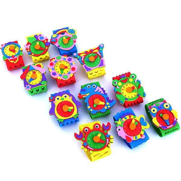 2/6/12pcs new diy 3d eva foam craft sticker handmade watch clock learning kids kindergarten educative games new toys zxh
2/6/12pcs new diy 3d eva foam craft sticker handmade watch clock learning kids kindergarten educative games new toys zxh