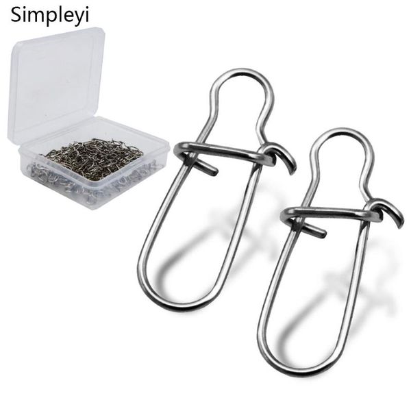 fishing hooks 50-100pcs/box hooked snap pin stainless steel barrel safety hook lure accessories connector tool
fishing hooks 50-100pcs/box hooked snap pin stainless steel barrel safety hook lure accessories connector tool