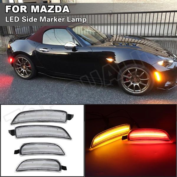 emergency lights side marker lamp for miata mx-5 nd 2021 front amber rear red led fender light clear lens
emergency lights side marker lamp for miata mx-5 nd 2021 front amber rear red led fender light clear lens