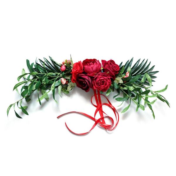 decorative flowers & wreaths lintel chair back artificial plant wreath valentine's day wedding forest department 60*25cm flower table d
decorative flowers & wreaths lintel chair back artificial plant wreath valentine's day wedding forest department 60*25cm flower table d
