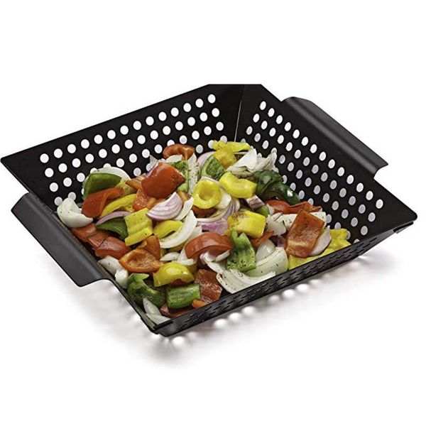 tools & accessories non-stick square grill pan stainless steel barbecue plate food vegetable basket tray bbq kitchen gadgets
tools & accessories non-stick square grill pan stainless steel barbecue plate food vegetable basket tray bbq kitchen gadgets