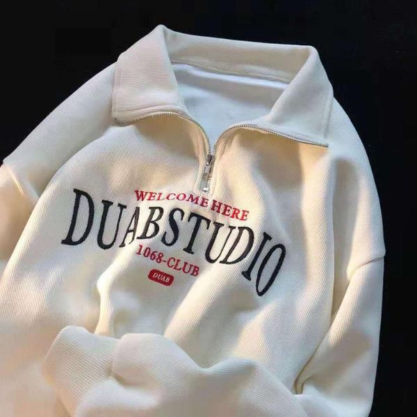 women's hoodies & sweatshirts gray letter embroidery zip up hoodie women o neck pullover oversized sweatshirt female vintage american c, Black
women's hoodies & sweatshirts gray letter embroidery zip up hoodie women o neck pullover oversized sweatshirt female vintage american c, Black
