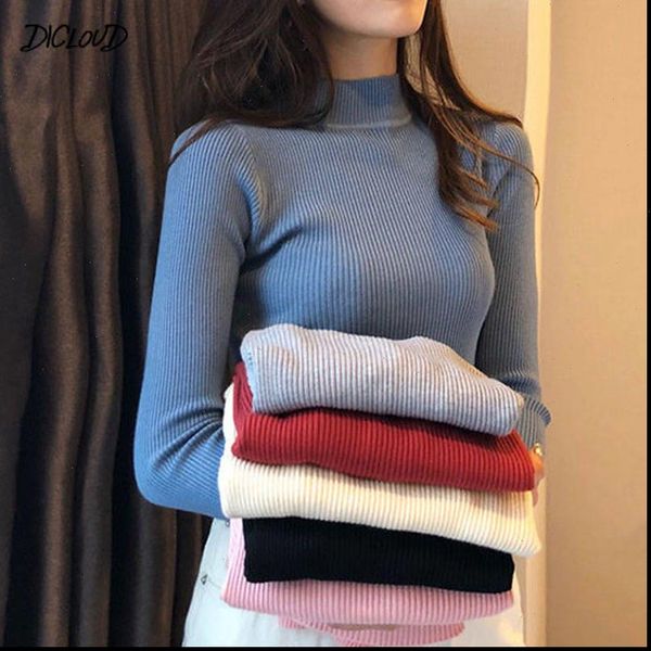 knit sweater women turtleneck casual pullover autumn winter solid long sleeve stretch jumper soft pull femme plus size, White;black
knit sweater women turtleneck casual pullover autumn winter solid long sleeve stretch jumper soft pull femme plus size, White;black