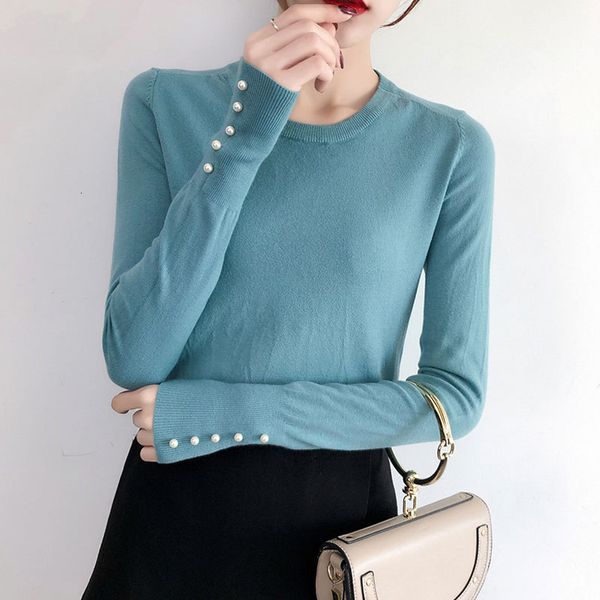 women's sweaters sweater women autumn and winter slim o neck long sleeve pullovers knit, White;black
women's sweaters sweater women autumn and winter slim o neck long sleeve pullovers knit, White;black