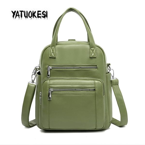 backpack multifunctional women backpacks soft pu leather bags for school shoulder bag girls mochilas mujer 2021
backpack multifunctional women backpacks soft pu leather bags for school shoulder bag girls mochilas mujer 2021