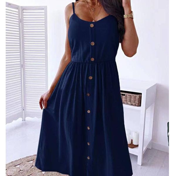 casual dresses a-line elegant buttons decoration sundress boho summer beach 2021 chic women dress pink g2671, Black;gray
casual dresses a-line elegant buttons decoration sundress boho summer beach 2021 chic women dress pink g2671, Black;gray