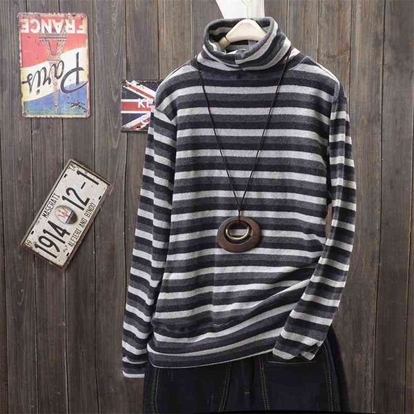 autumn winter fashion women long sleeve cotton striped t-shirt loose casual turtleneck tee shirt femme m287 210512, White
autumn winter fashion women long sleeve cotton striped t-shirt loose casual turtleneck tee shirt femme m287 210512, White