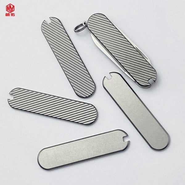 outdoor gadgets 1 set suitable for 58mm vickers swiss army knife titanium alloy patch handle non-slip decorations
outdoor gadgets 1 set suitable for 58mm vickers swiss army knife titanium alloy patch handle non-slip decorations