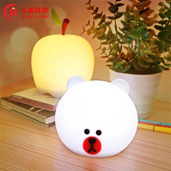 creative children sleep with silicone battery usb pat colorful nightlight
creative children sleep with silicone battery usb pat colorful nightlight