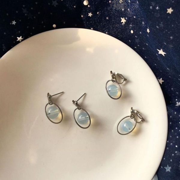 stud star light blue cat-eye resin bead earrings ear post fashion clip oval for women ladies jewelry 1 pair, Golden;silver
stud star light blue cat-eye resin bead earrings ear post fashion clip oval for women ladies jewelry 1 pair, Golden;silver