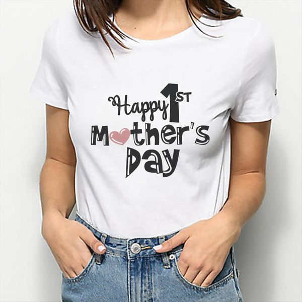 happy mothers day short sleeve womens well being spain streetwear woman tshirts ropa tumblr aesthetic casual, White
happy mothers day short sleeve womens well being spain streetwear woman tshirts ropa tumblr aesthetic casual, White
