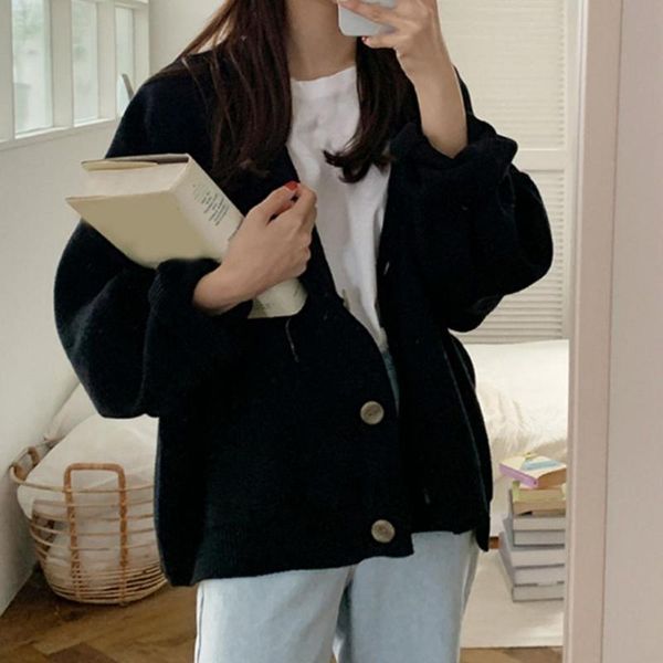women's knits & tees skin-friendly trendy single-breasted thick sweater cardigan women knitted lady clothes, White
women's knits & tees skin-friendly trendy single-breasted thick sweater cardigan women knitted lady clothes, White
