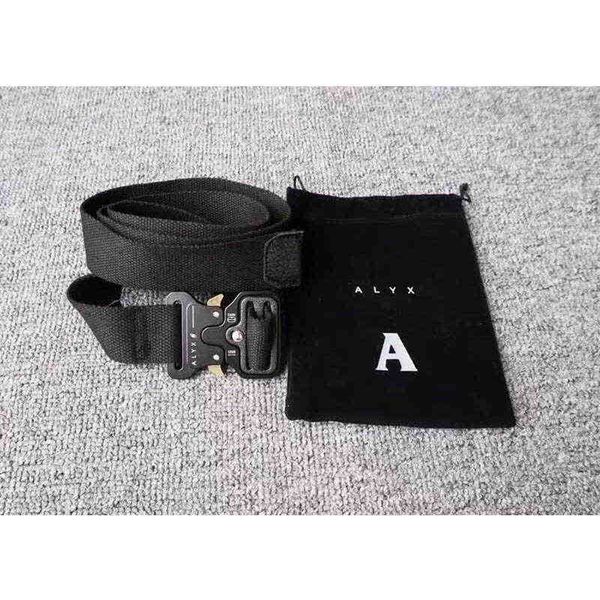 men women belts alyx belt ordinary canvas alyx belt metal buckle 128 cm streetwear 1017 aa220312, Black;brown
men women belts alyx belt ordinary canvas alyx belt metal buckle 128 cm streetwear 1017 aa220312, Black;brown